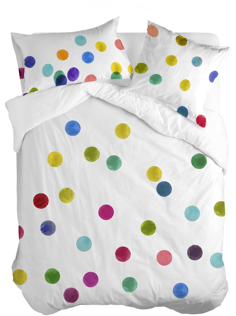 Funda nórdica Confetti "Happyfriday" Blanco - Kiabi