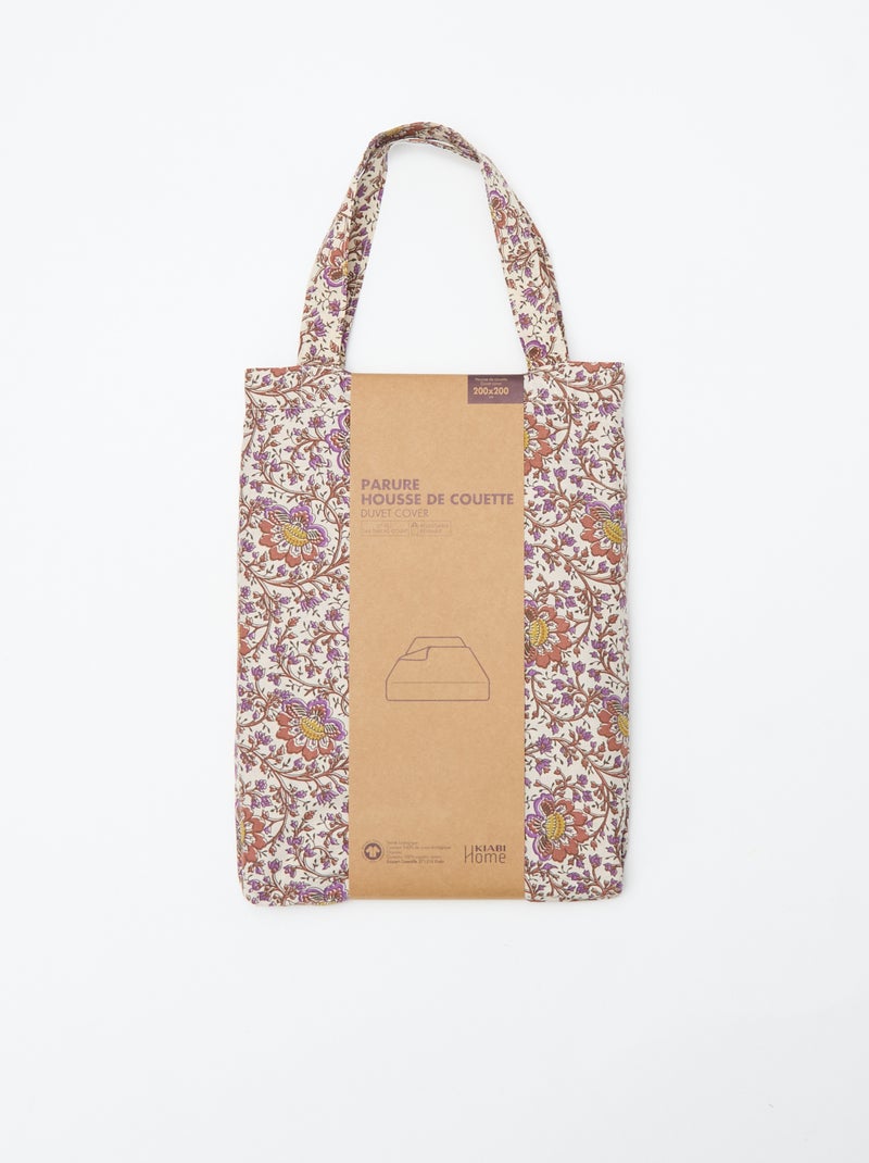 Funda nórdica de algodón (200 x 200 cm) - Kiabi Home Beige - Kiabi