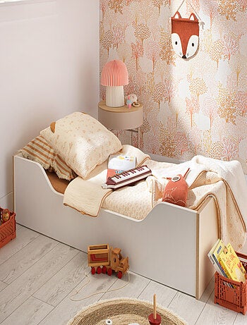 Funda nórdica de algodón beige 100x135cm y funda de - SAUTHON