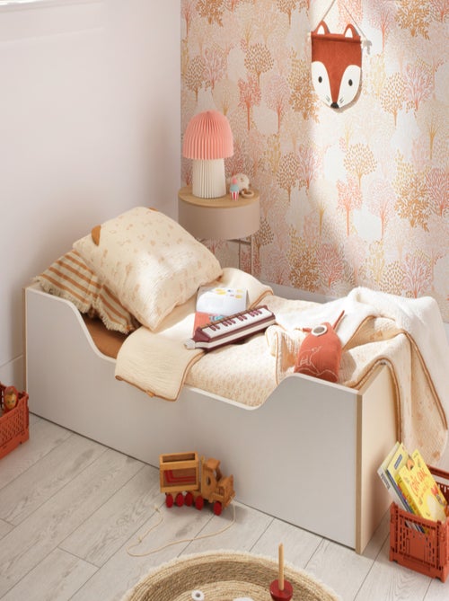 Funda nórdica de algodón beige 100x135cm y funda de - SAUTHON - Kiabi