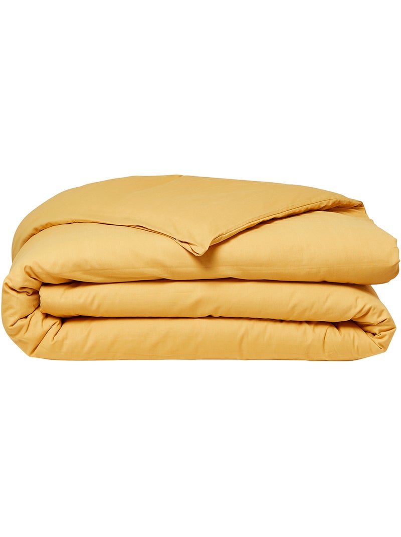 Funda nórdica de algodón liso - Afibel Amarillo - Kiabi