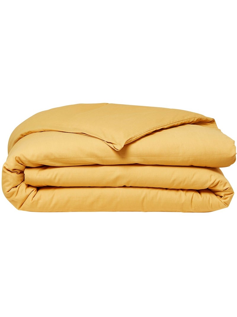 Funda nórdica de algodón liso - Afibel Amarillo - Kiabi