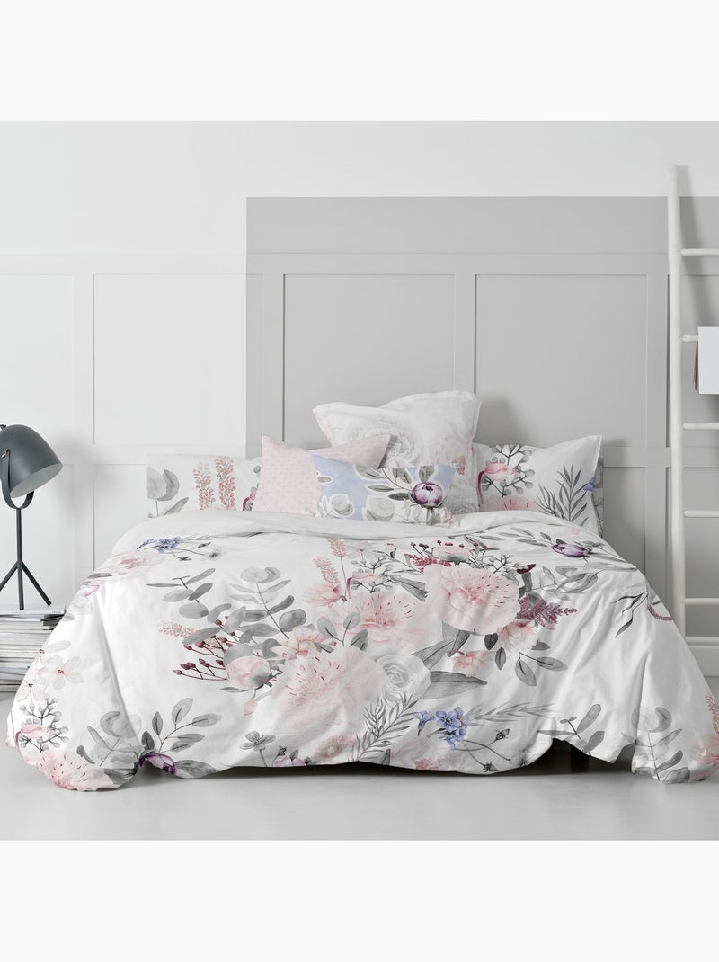 Funda nórdica Delicate bouquet "Happyfriday" Blanco - Kiabi
