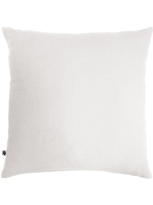 Funda nórdica doble gasa de algodón + 2 fundas de almohada 60x60 cm - Kiabi Funda nórdica doble gasa de algodón + 2 fundas de almohada 60x60 cm - Kiabi