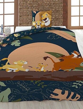 Funda nórdica 'El rey león' 140x200 cm con fundas de almohada