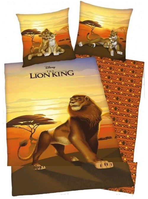 Funda nórdica el rey león disney 140x200 cm + funda de almohada - juego de cama infantil - Kiabi