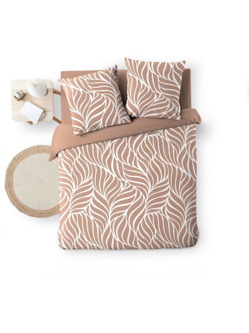 Funda nórdica estampada 57 hilos follaje moderno – 2 fundas de almohada incluidas - Kiabi Funda nórdica estampada 57 hilos follaje moderno – 2 fundas de almohada incluidas - Kiabi