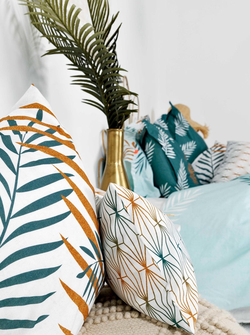 Funda nórdica Foliage mint "Happyfriday" Blanco - Kiabi