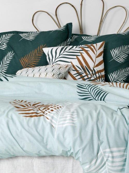 Funda nórdica Foliage mint "Happyfriday" - Kiabi