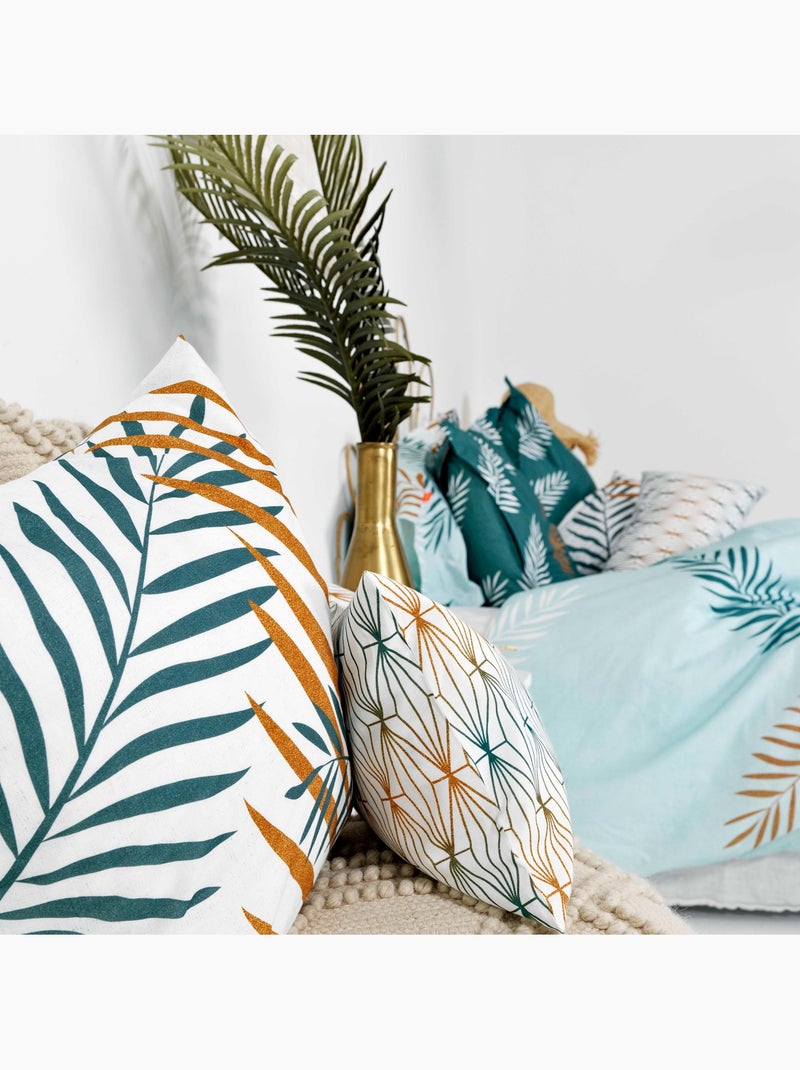 Funda nórdica Foliage mint "Happyfriday" Multicolor - Kiabi