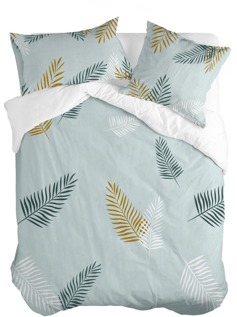 Funda nórdica Foliage mint "Happyfriday" Multicolor - Kiabi