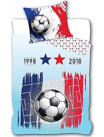 Funda nórdica fútbol 140x200 cm + funda de almohada - 100% algodón