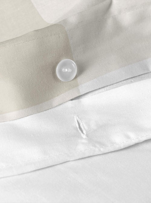 Funda nórdica Gingham "Happyfriday" - Kiabi