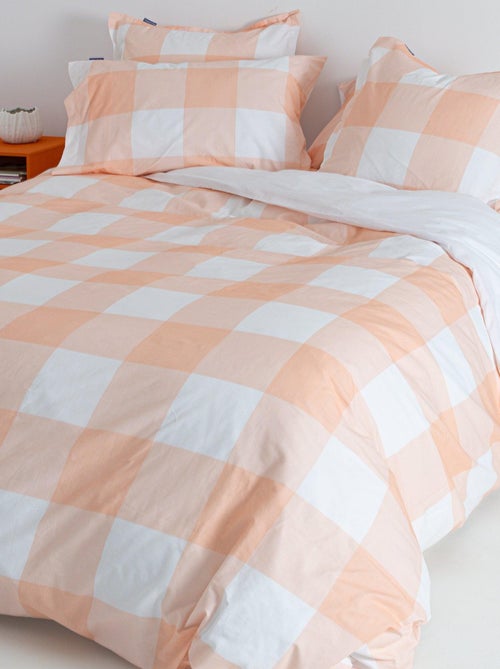 Funda nórdica Gingham "Happyfriday" - Kiabi