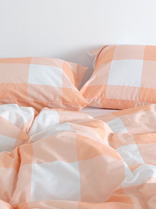 Funda nórdica Gingham "Happyfriday" - Kiabi