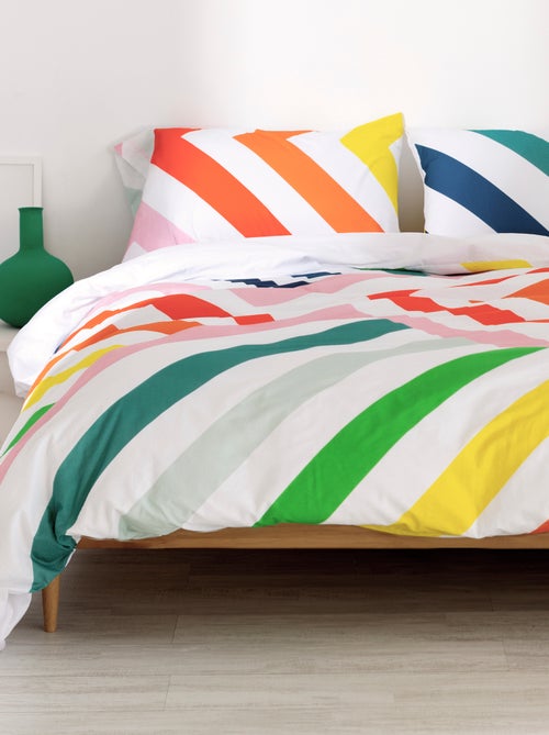 Funda nórdica Happy stripes "Happyfriday" - Kiabi