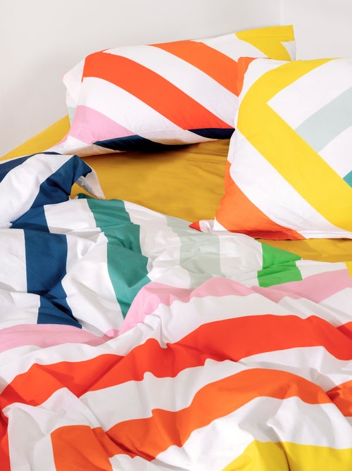 Funda nórdica Happy stripes "Happyfriday" - Kiabi