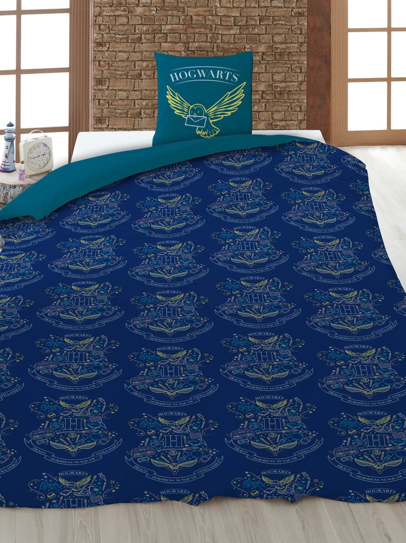 Funda nórdica 'Harry Potter' 140x200 cm Azul - Kiabi