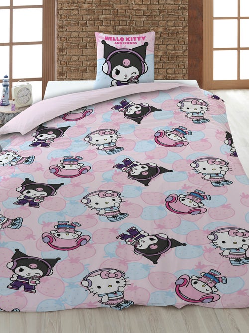 Funda nórdica 'Hello Kitty' 140x200 cm con fundas de almohada - Kiabi