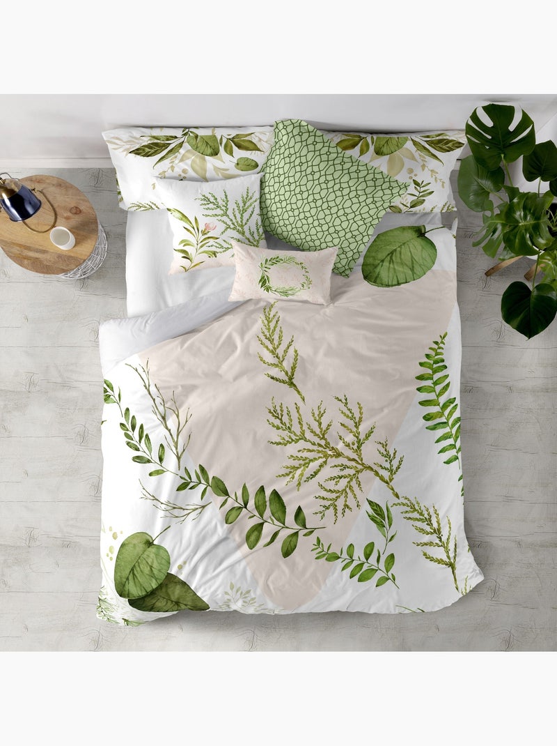 Funda nórdica Herbal "Happyfriday" Blanco - Kiabi