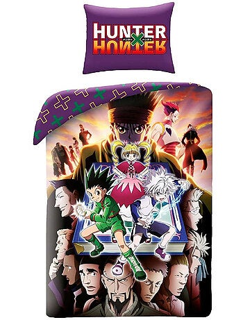 Funda nórdica hunter x hunter 140x200 cm + funda infantil - algodón