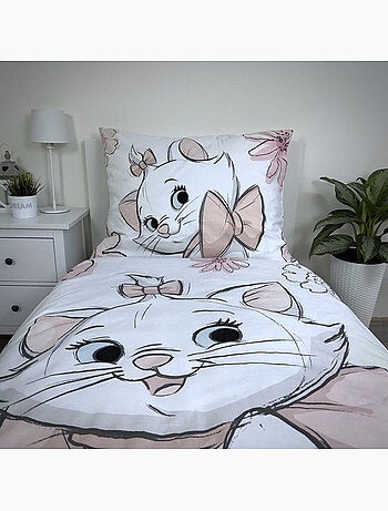 Funda nórdica infantil marie los aristogatos 140x200 cm + funda - algodón