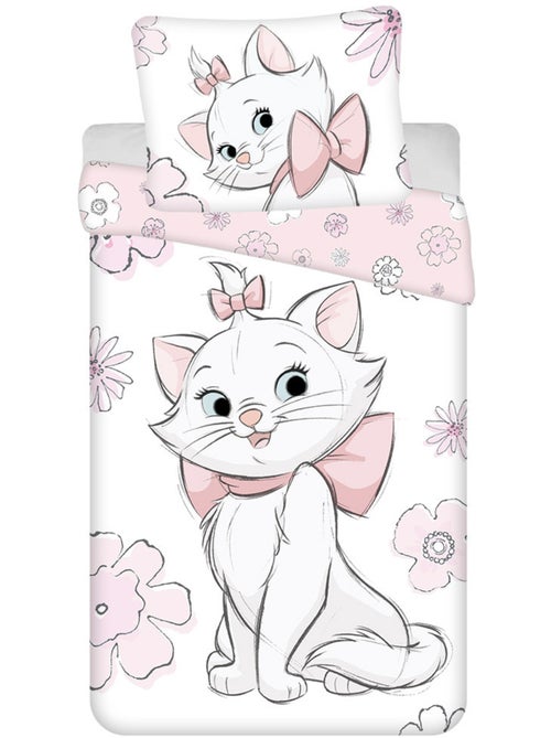 Funda nórdica infantil marie los aristogatos 140x200 cm + funda - algodón - Kiabi Funda nórdica infantil marie los aristogatos 140x200 cm + funda - algodón - Kiabi
