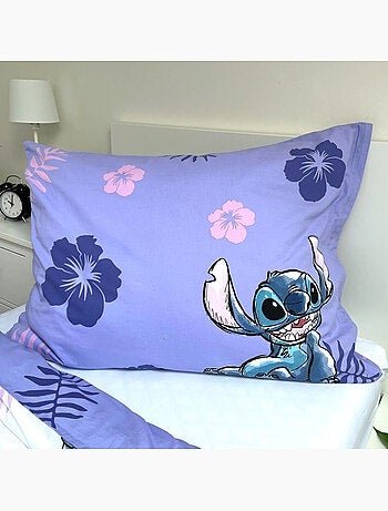 Funda nórdica infantil stitch disney 140x200 cm + funda de almohada - juego de cama de algodón