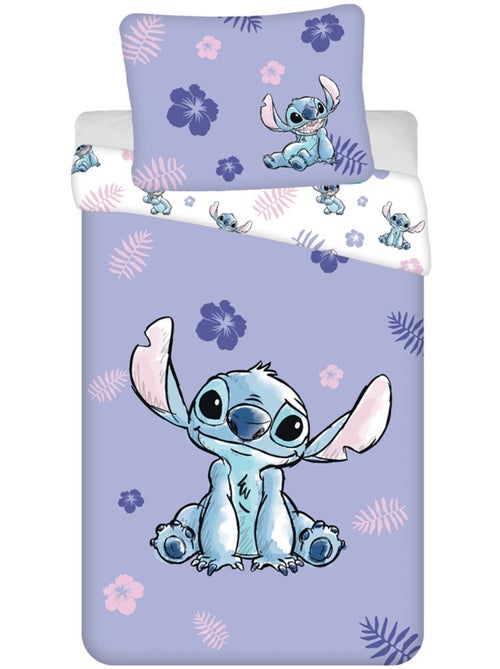 Funda nórdica infantil stitch disney 140x200 cm + funda de almohada - juego de cama de algodón - Kiabi Funda nórdica infantil stitch disney 140x200 cm + funda de almohada - juego de cama de algodón - Kiabi