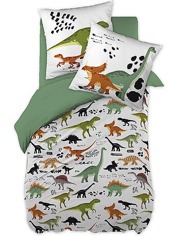 Funda nórdica infantil – temática dinosaurios – algodón suave