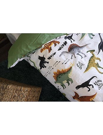 Funda nórdica infantil – temática dinosaurios – algodón suave