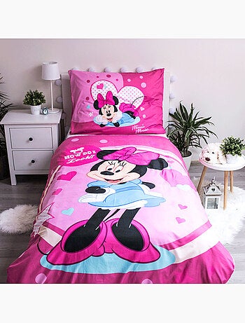 Funda nórdica minnie how do i look 140x200 cm con funda de almohada - juego de cama infantil