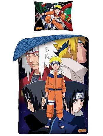 Funda nórdica naruto shippuden 140x200 cm + funda de almohada - juego infantil