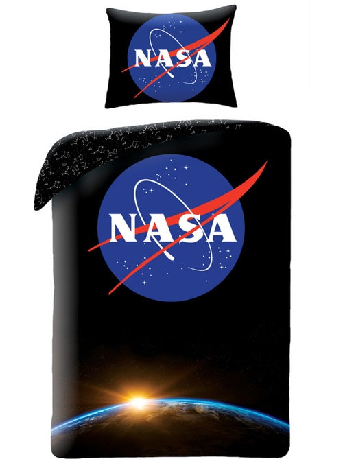Funda nórdica nasa 140x200 cm + funda de almohada - 100% algodón - Kiabi Funda nórdica nasa 140x200 cm + funda de almohada - 100% algodón - Kiabi