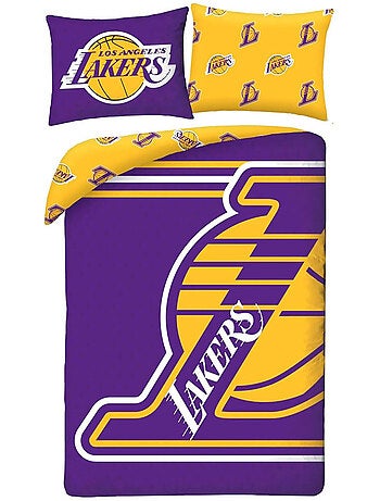 Funda nórdica nba lakers 140 x 200 cm + almohada - juego de cama