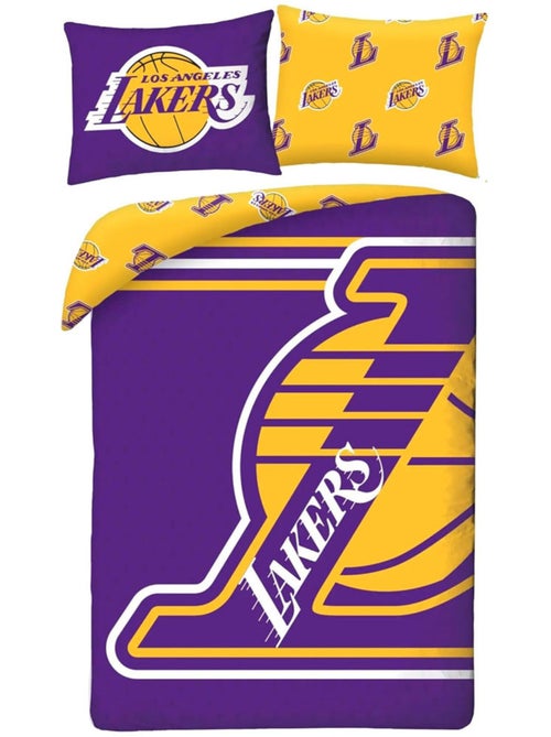 Funda nórdica nba lakers 140 x 200 cm + almohada - juego de cama - Kiabi Funda nórdica nba lakers 140 x 200 cm + almohada - juego de cama - Kiabi