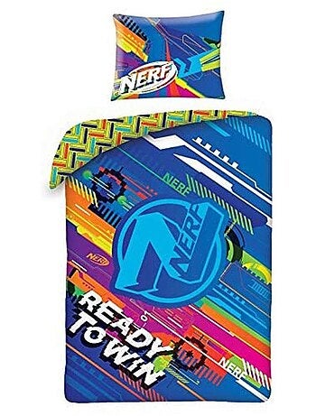 Funda nórdica nerf "ready to win" 140x200 cm - algodón