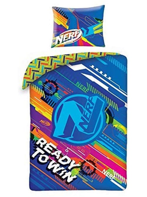 Funda nórdica nerf "ready to win" 140x200 cm - algodón - Kiabi