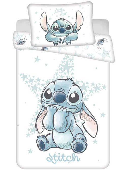 Funda nórdica para bebé de algodón estampada lilo y stitch disney 100 cm x 135 cm - Kiabi