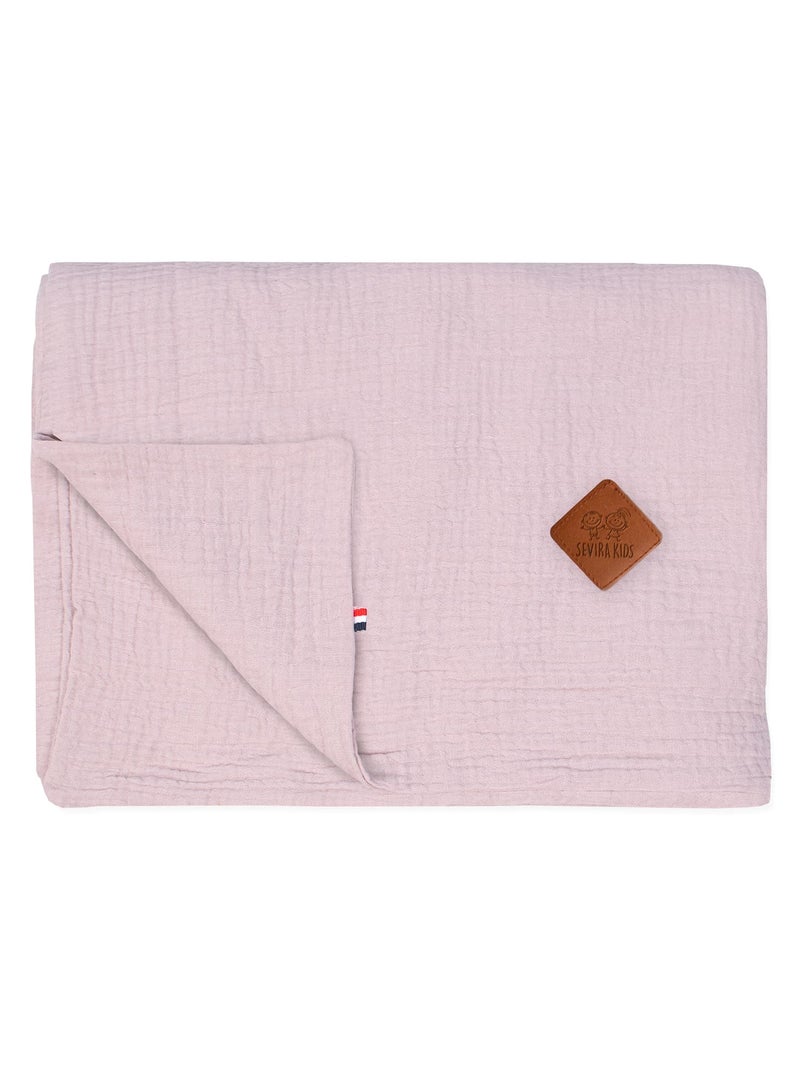 Funda nórdica para bebé de gasa de algodón | SEVIRA KIDS Rosa - Kiabi