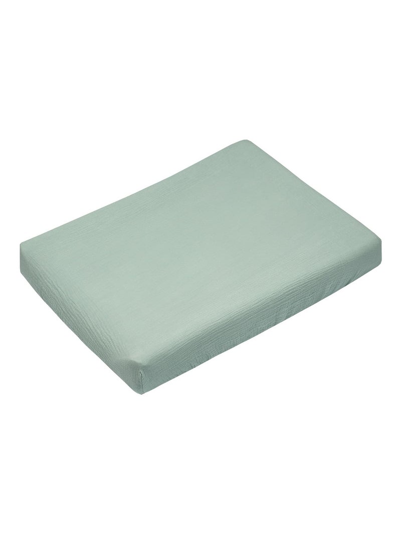 Funda nórdica para bebé de gasa de algodón | SEVIRA KIDS Verde agua - Kiabi