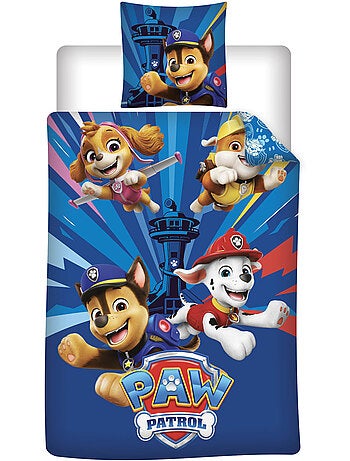 Funda Nórdica Paw Patrol 140x200cm + Funda Almohada 65x65cm – Chase Marshall Skye – Policotón – Lice