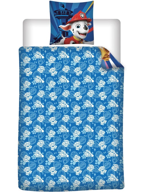 Funda Nórdica Paw Patrol 140x200cm + Funda Almohada 65x65cm – Chase Marshall Skye – Policotón – Lice - Kiabi Funda Nórdica Paw Patrol 140x200cm + Funda Almohada 65x65cm – Chase Marshall Skye – Policotón – Lice - Kiabi