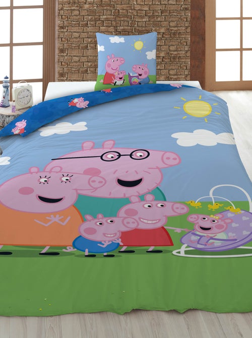 Funda nórdica 'Peppa Pig' con funda de almohada 140x200cm - Kiabi