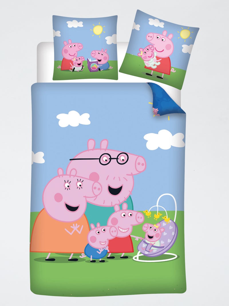 Funda nórdica 'Peppa Pig' con funda de almohada 140x200cm Blanco - Kiabi