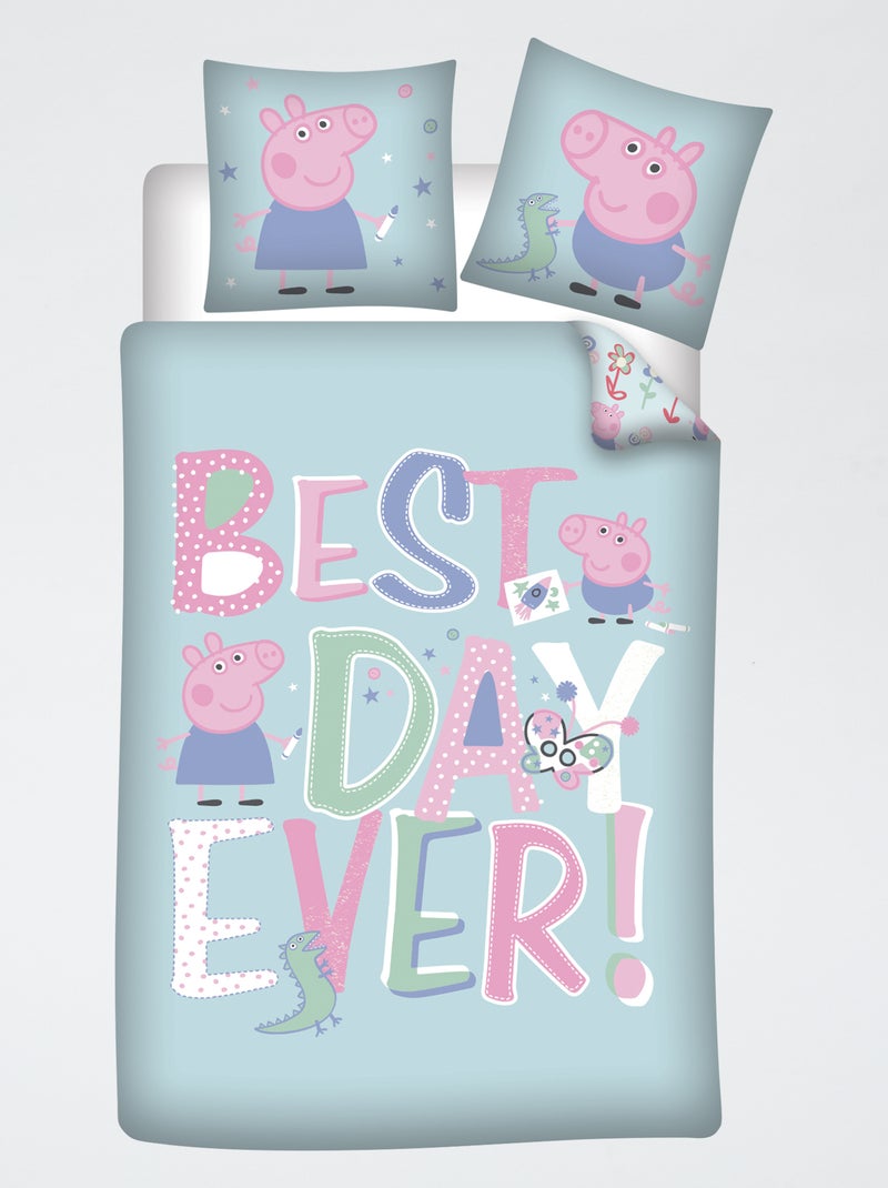 Funda nórdica 'Peppa Pig' Verde - Kiabi