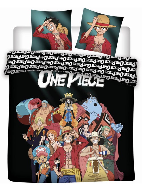 Funda nordica polialgodon one piece licencia oficial 220x240cm + 2 fundas 65x65cm - Kiabi