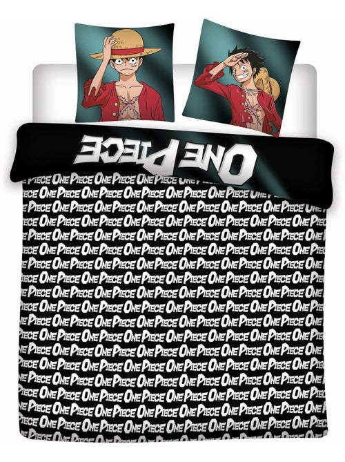 Funda nordica polialgodon one piece licencia oficial 220x240cm + 2 fundas 65x65cm - Kiabi
