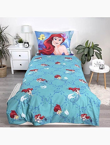 Funda nórdica princesas disney ariel 140x200 cm - funda de almohada incluida