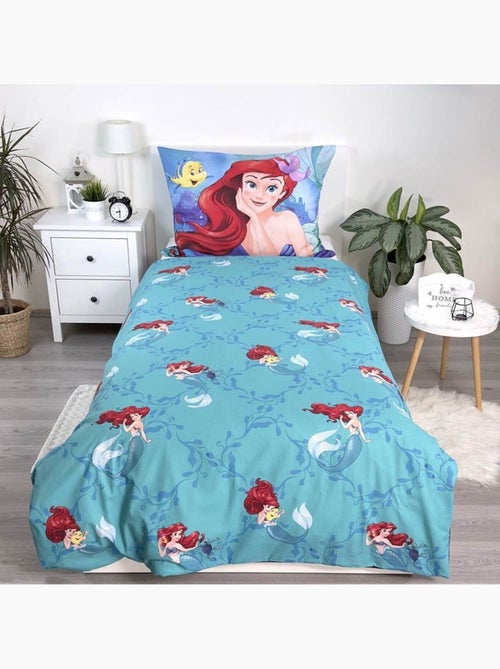 Funda nórdica princesas disney ariel 140x200 cm - funda de almohada incluida - Kiabi Funda nórdica princesas disney ariel 140x200 cm - funda de almohada incluida - Kiabi